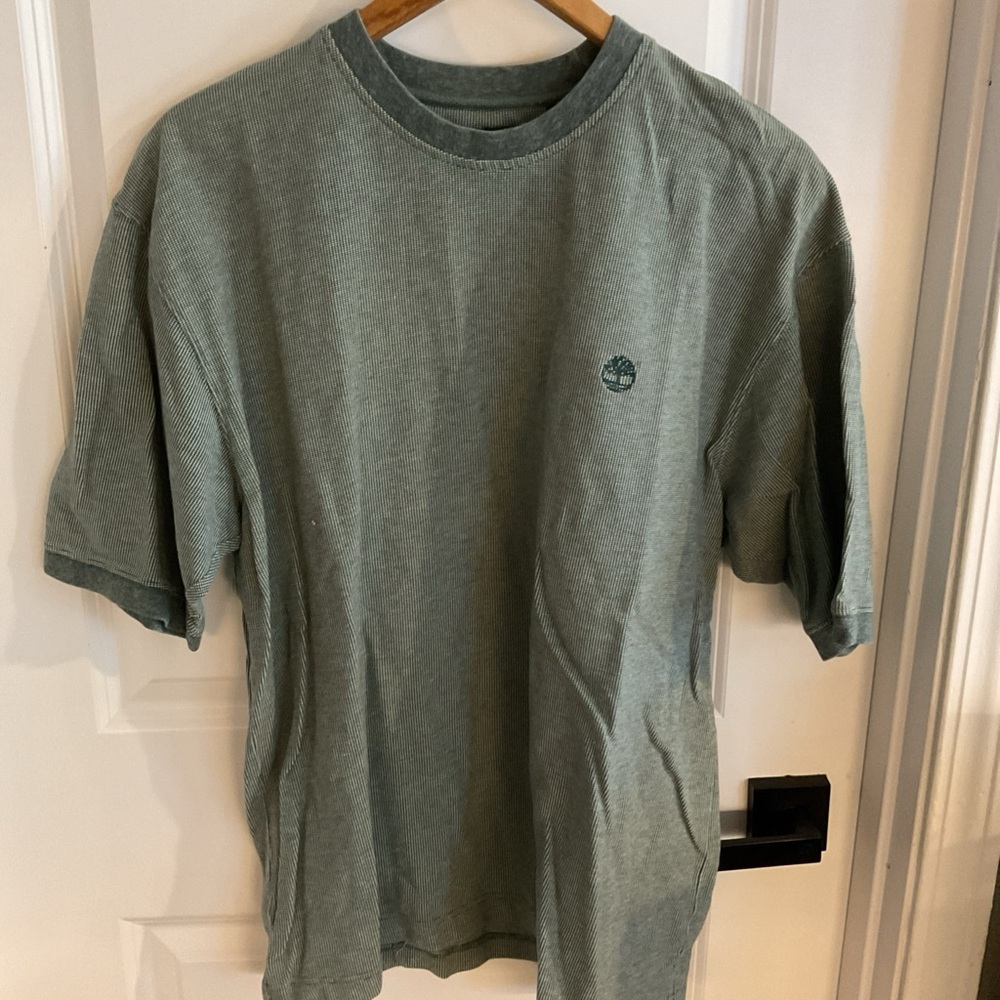 Timberland - Short Sleeve Pullover Shirt - Green - Men’s Size X-Large
